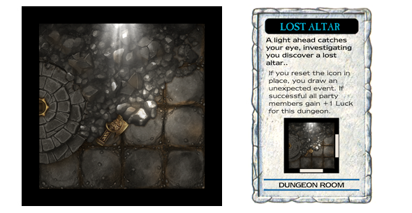 Warhammer Quest Lost Alter Dungeon Tile