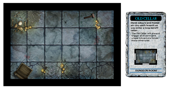 Warhammer Quest Old Cellar Dungeon Tile