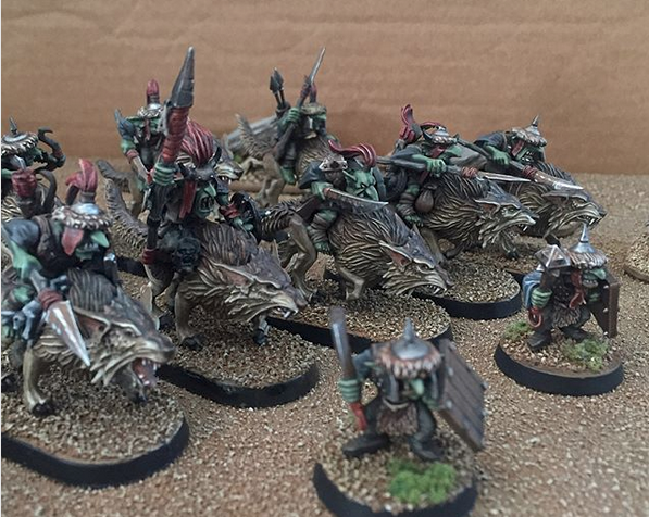 CITADEL WARHAMMER Épuisé Maraudeur Gobelin wolfrider E 